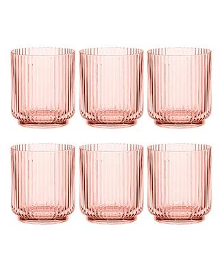 Abode Homewares Mesa Double Old Fashioned Cobalt Glasses, Set of 6