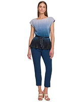 Dkny Women's Pleated Ombre Blouse