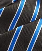 Tayion Collection Men's Royal Blue & White Stripe Tie