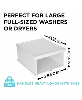 Ivation Wooden Laundry Pedestal for Washer & Dryer Universal Fit ( Pack