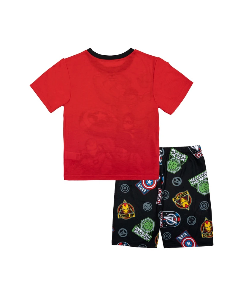 Avengers Big Boys Short Pajama Set, 2 Pc