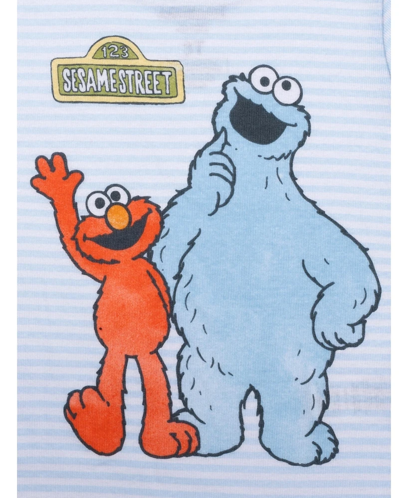 Sesame Street Toddler Boys Short Pajama Set, 4 Pc