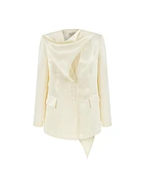 Women's Shoulder Pad Low Cut Jacket