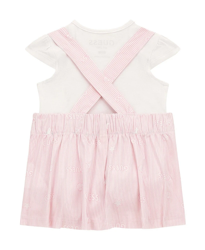 Guess Baby Girl Short Sleeve Bodysuit and Set