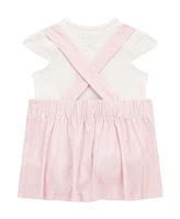 Guess Baby Girl Short Sleeve Bodysuit and Short Set