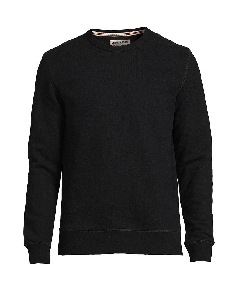 Lands' End Men's Long Sleeve Serious Sweats Crewneck Sweatshirt