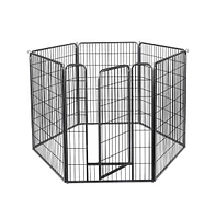 Yescom Heavy Duty Pet Playpen 6 Panel 28"x47" Dog Playpen Pet Pen Exercise Kennel Rv Camping Barrier Fence Cage for Small Medium Large Dogs