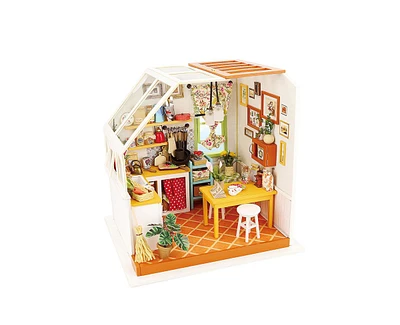 Robotime Wooden Dollhouse With Furniture's - Birthday Gift