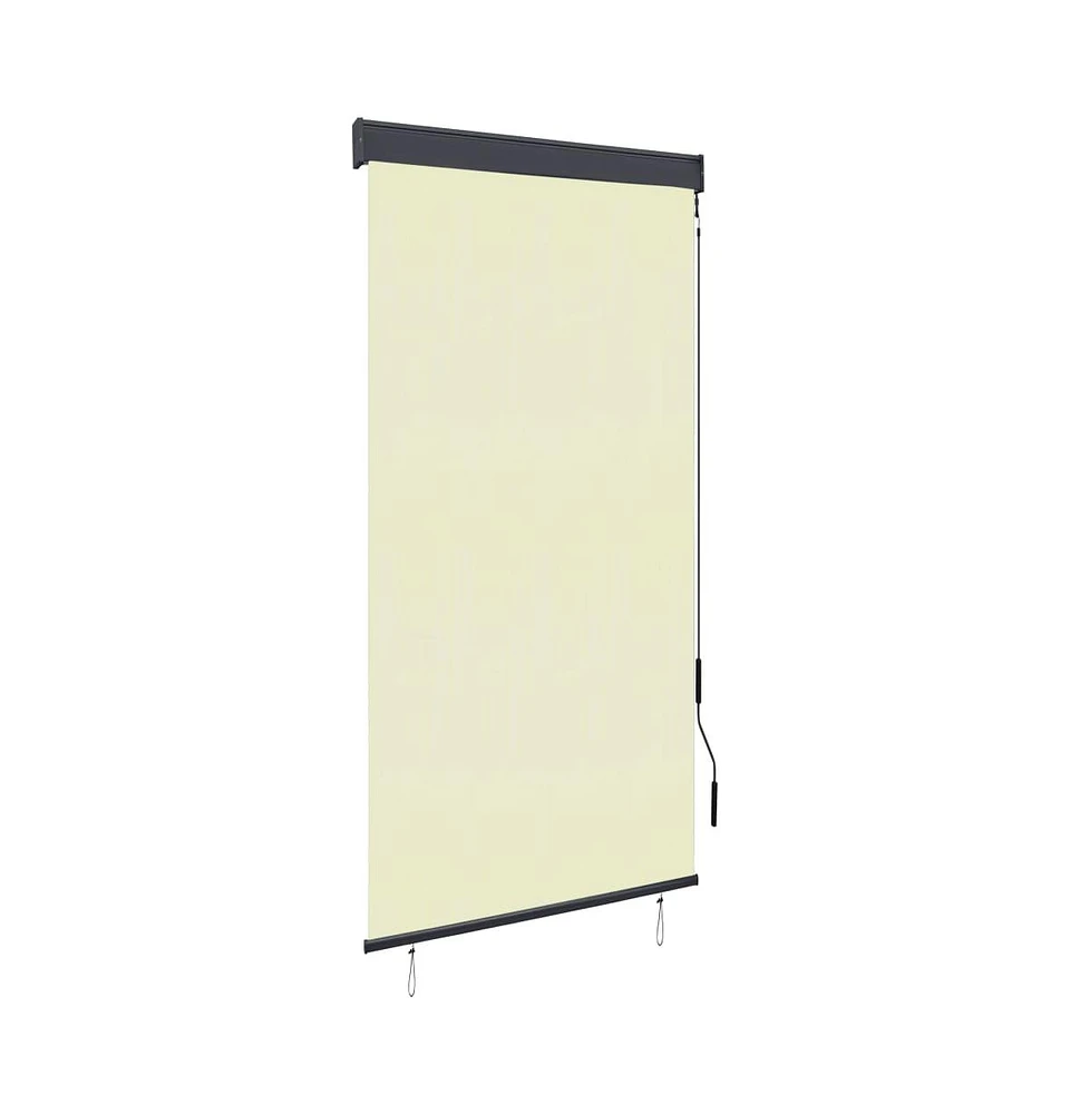 Outdoor Roller Blind 31.5"x98.4" Cream