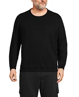 Lands' End Men's Long Sleeve Serious Sweats Crewneck Sweatshirt