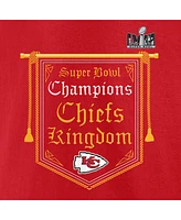 Men's Fanatics Red Kansas City Chiefs Super Bowl Lviii Champions Hometown On Top T-shirt