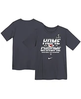 Little Boys and Girls Nike Anthracite Kansas City Chiefs Super Bowl Lviii Champions Parade T-shirt