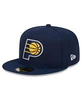 Men's New Era Navy Indiana Pacers 2024 Nba All-Star Game Rally Drive Side Patch 59FIFTY Fitted Hat