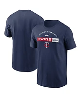 Men's Nike Navy Minnesota Twins 2023 Al Central Division Champions T-shirt