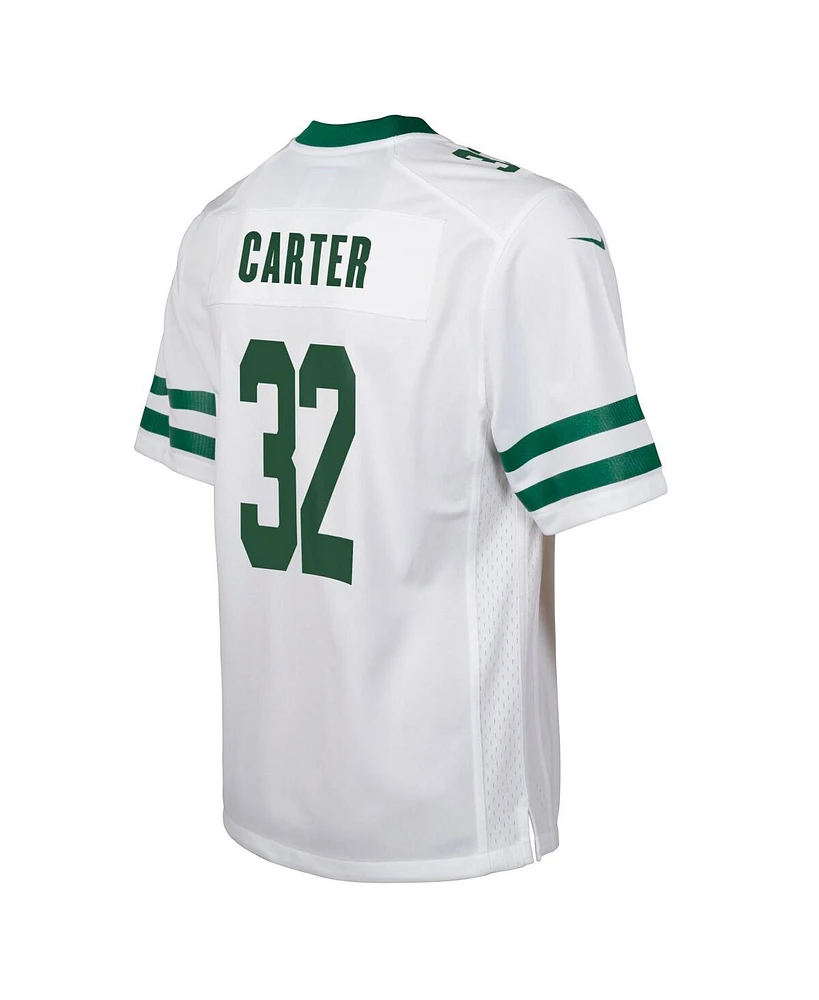 Big Boys Nike Michael Carter White New York Jets Game Jersey