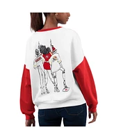 Women's G-iii 4Her by Carl Banks White San Francisco 49ers A-Game Pullover Sweatshirt