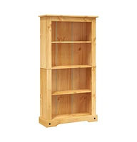 4-Tier Bookcase Mexican Pine Corona Range 31.9"x11.4"x59"