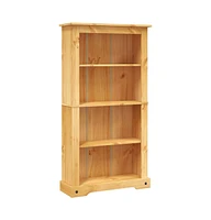 4-Tier Bookcase Mexican Pine Corona Range 31.5"x11.4"x59"