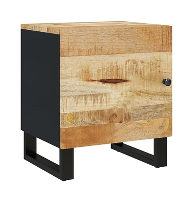 Bedside Cabinet 15.7"x13"x18.1" Solid Wood Mango