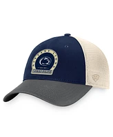 Men's Top of the World Navy Penn State Nittany Lions Refined Trucker Adjustable Hat