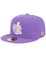 Men's New Era Purple Hampshire Fisher Cats Theme Nights Primaries Uncle Sam 59FIFTY Fitted Hat