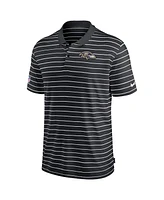 Men's Nike Baltimore Ravens Sideline Lock Up Victory Performance Polo Shirt