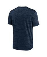 Men's Nike Navy Chicago Bears Sideline Velocity Athletic Stack Performance T-shirt