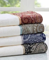 Madison Park Aubrey 6-Pc Jacquard Bath Towel Set