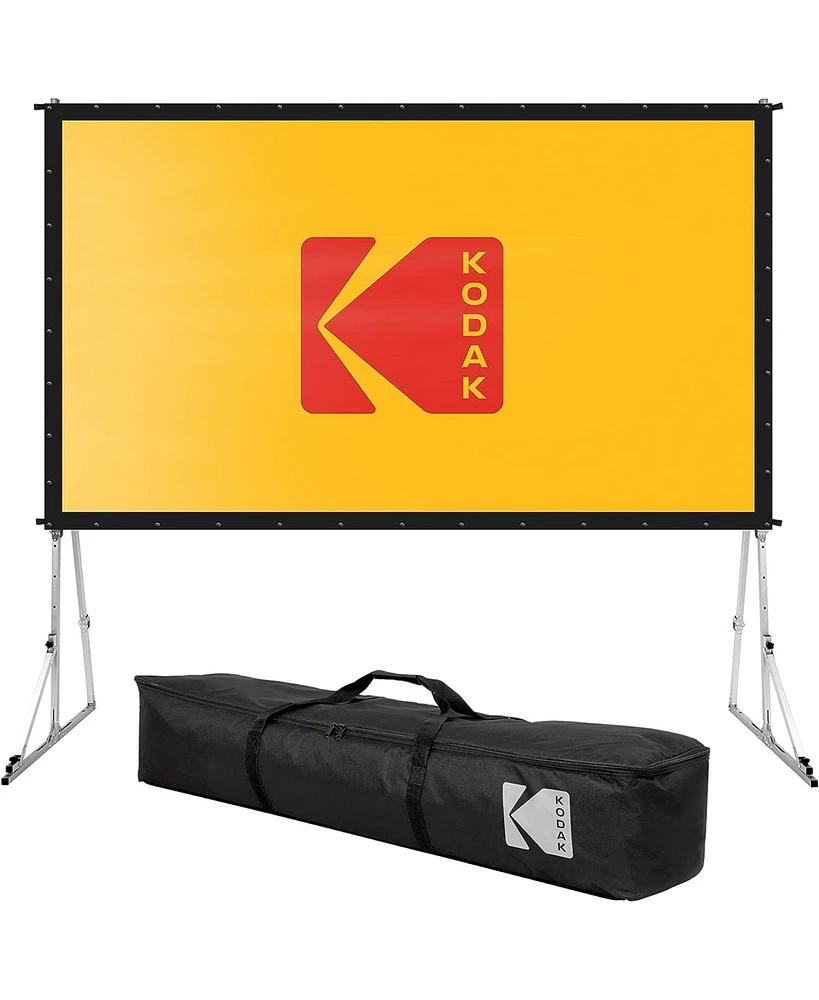 Kodak 120" Projector Screen w/Stand, Fast Fold Front Projection Screen