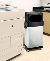 Seville Classics 17-Gallon Wheeled Trash Bin