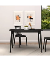 Simplie Fun Solid Wood Dining Table - Timeless Elegance For Your Dining Space