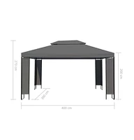 Gazebo Anthracite 118.1" x 157.5"