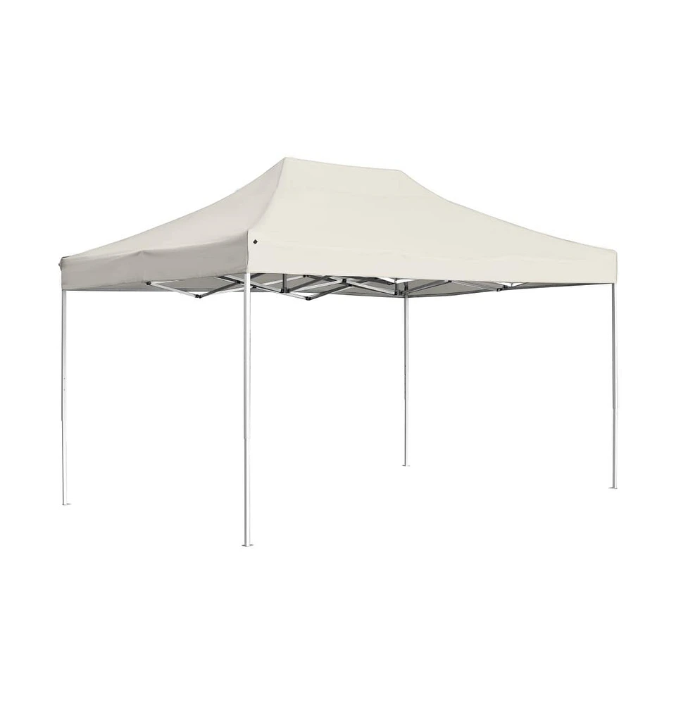 Professional Folding Party Tent Aluminum 14.8'x9.8' Cream