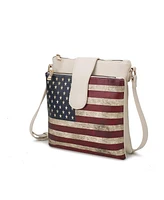 Mkf Collection Josephine Patriotic Crossbody Bag by Mia K