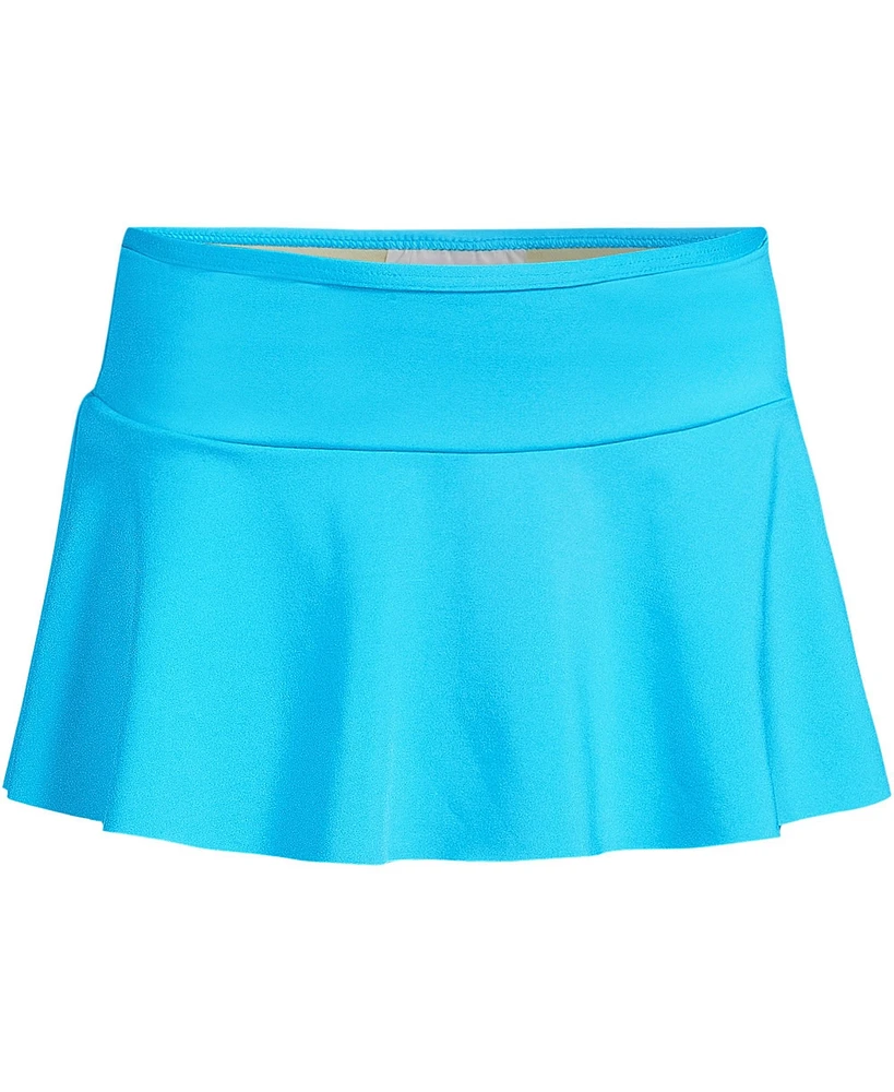 Lands' End Girls Plus Chlorine Resistant Swim Skirt Bottom