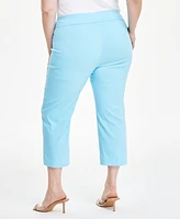 I.n.c. International Concepts Plus Mid-Rise Pull-On Capri Pants