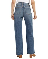 Silver Jeans Co. Women's Highly Desirable High Rise Trouser Leg Jeans