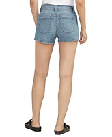Silver Jeans Co. Women's Suki Mid Rise Curvy Fit Shorts