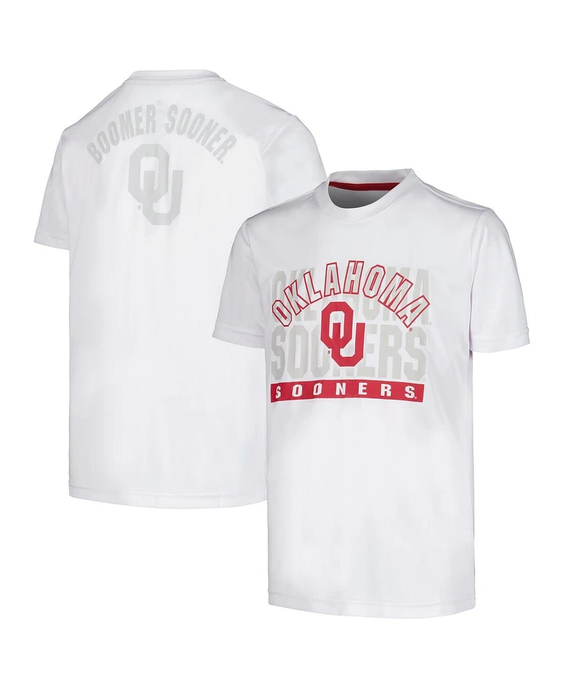 Big Boys Colosseum White Oklahoma Sooners Jones T-shirt