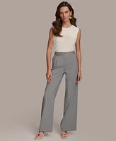 Donna Karan Women's Pinstriped Wide-Leg Pants