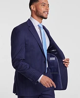 Michael Kors Men's Classic-Fit Pinstripe Wool-Blend Stretch Suit Separate Jacket