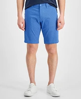 Tommy Hilfiger Men's Geometric-Print Twill Shorts