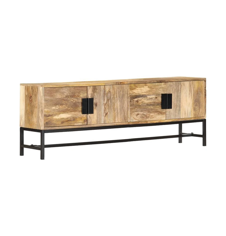 Tv Stand 55.1"x11.8"x19.7" Solid Wood Mango