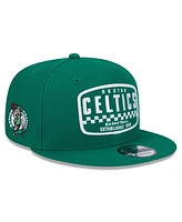 Men's New Era Kelly Green Boston Celtics 2024 Nba All-Star Game Rally Drive Finish Line Patch 9FIFTY Snapback Hat