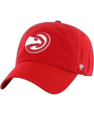 Men's '47 Brand Red Atlanta Hawks Classic Franchise Fitted Hat