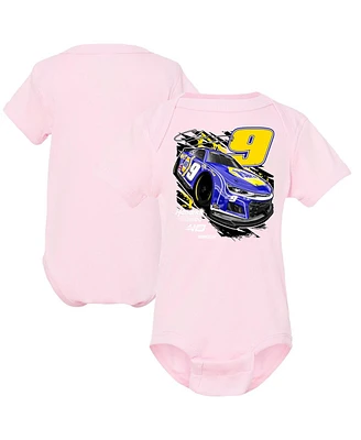 Baby Girls Hendrick Motorsports Team Collection Pink Chase Elliott Bodysuit