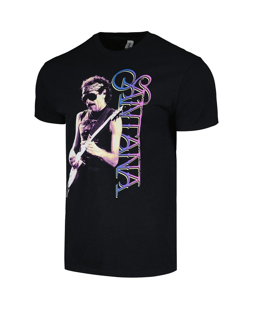 Men's and Women's Black Santana Classic Live Shot T-shirt