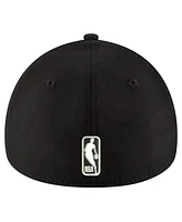 Men's New Era Black Phoenix Suns Logo 39THIRTY Flex Hat