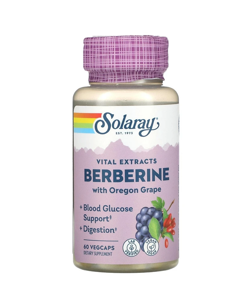 Solaray Berberine with Oregon Grape - 60 Veg Caps - Assorted Pre