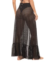 Guria Beachwear Women's Lattice Maxi Skirt